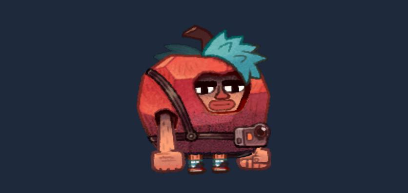 红色街头朋克梨