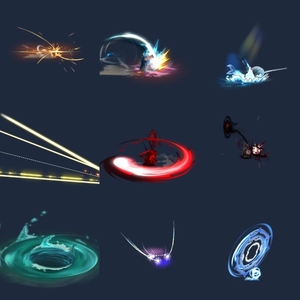 100套全屏技能特效一