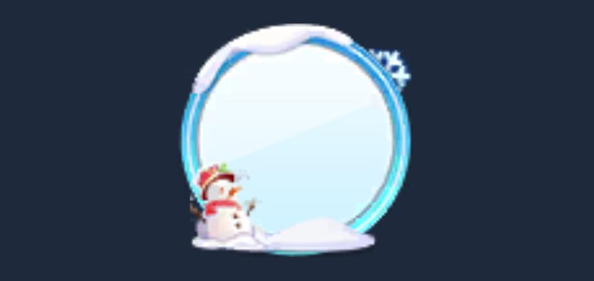 欢乐雪人边框
