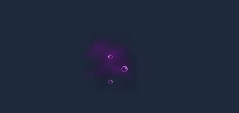 幽紫星辰梦毒气泡spine