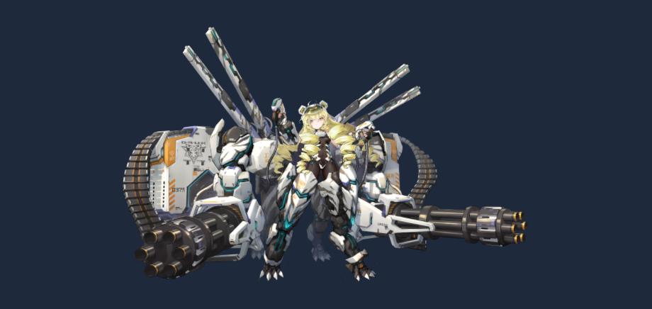 银色机械熊卫士