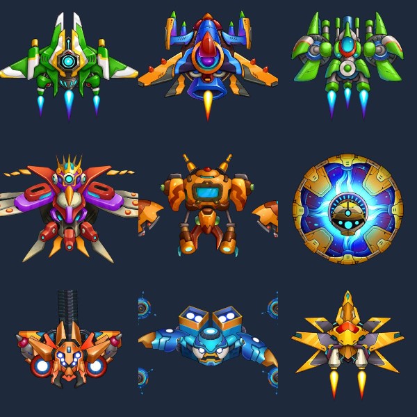 银河入侵者spine射击