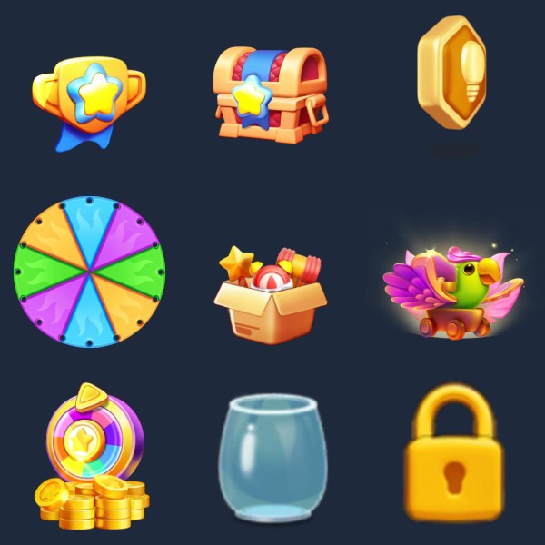 欧美休闲卡通UI光效一